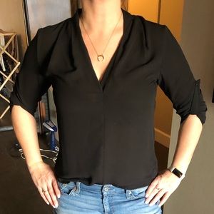 Mossimo Black Small work blouse